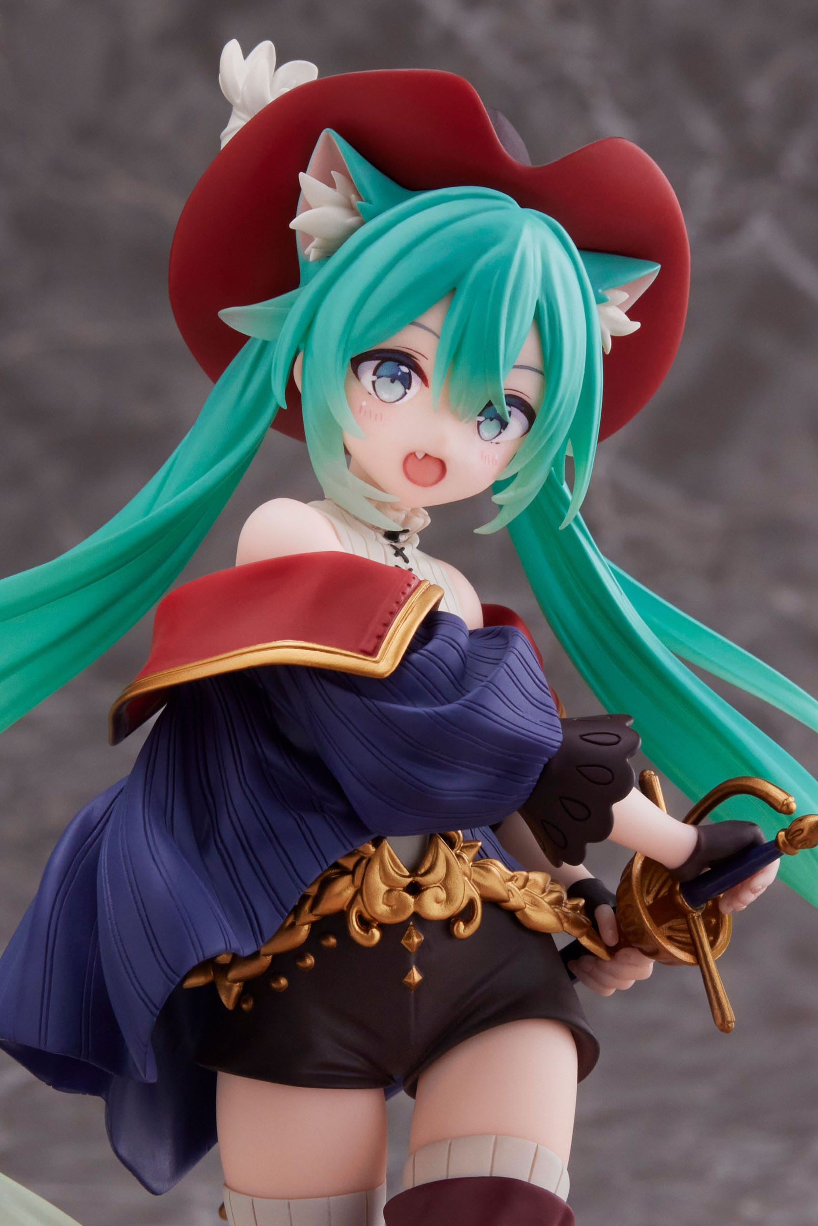 Vocaloid Hatsune Miku (Puss in Boots) Wonderland Figure (Reissue) - Taito Figure