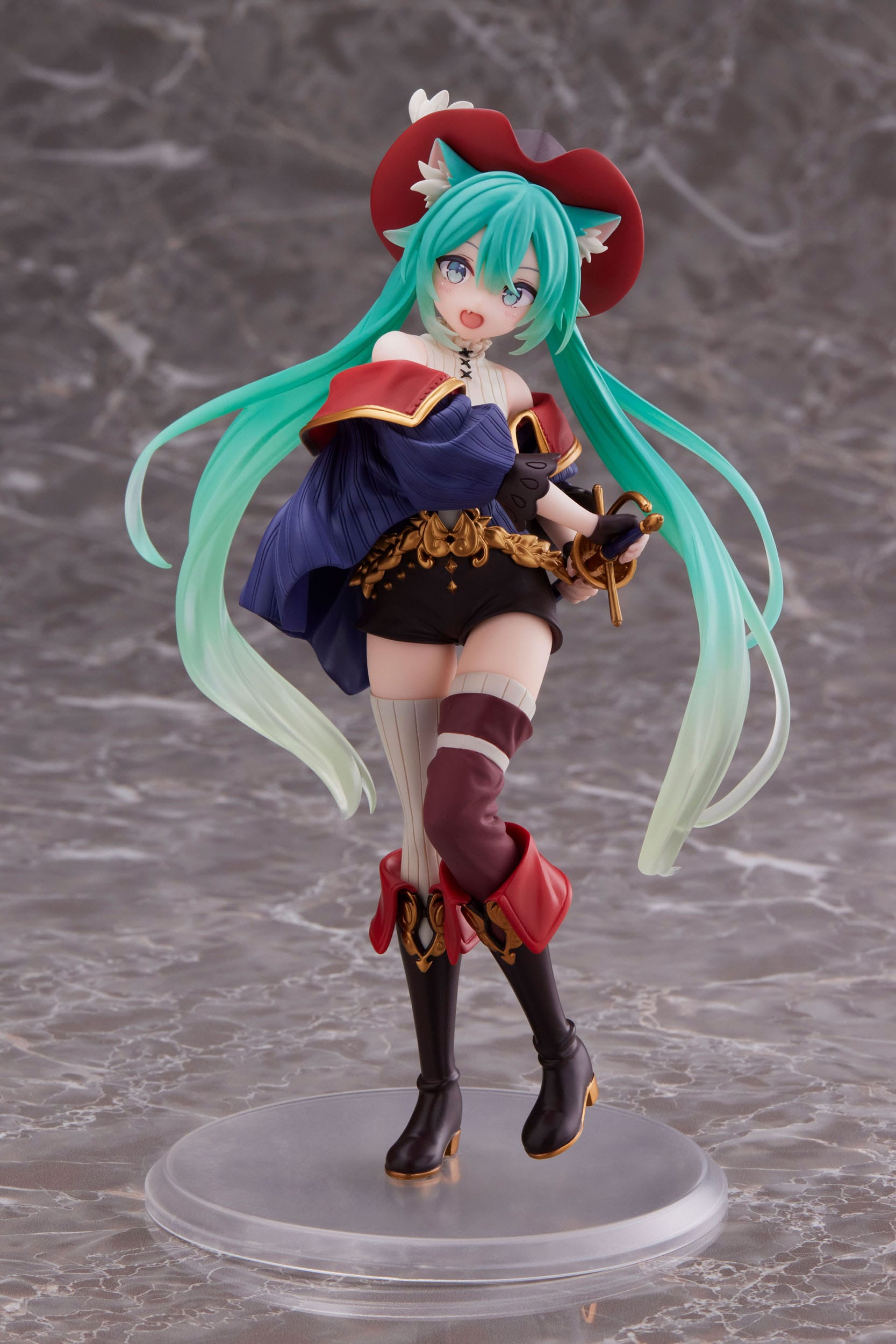 Vocaloid Hatsune Miku (Puss in Boots) Wonderland Figure (Reissue) - Taito Figure
