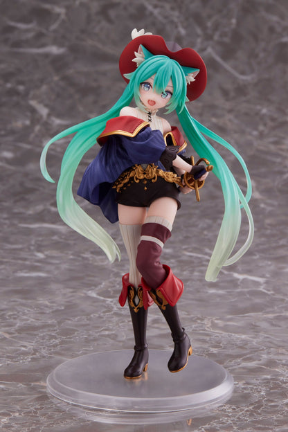 Vocaloid Hatsune Miku (Puss in Boots) Wonderland Figure (Reissue) - Taito Figure