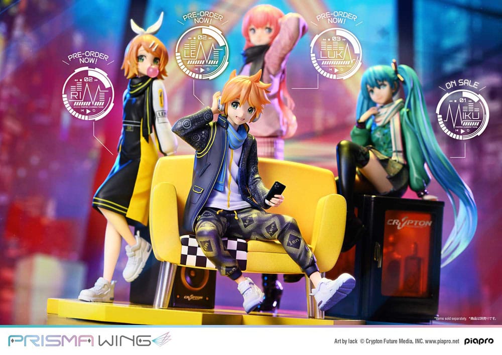 Vocaloid Piapro Characters Prisma Wing PVC Statue 1/7 Kagamine Len (Art by lack) 18 cm - Prime 1 Studio Statues