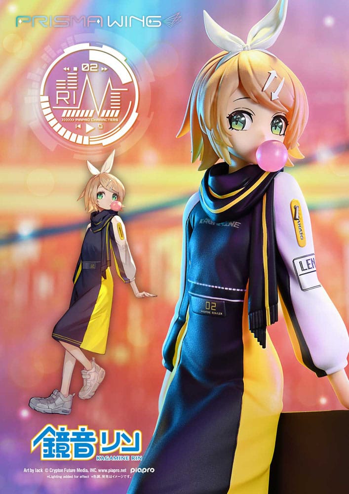 Vocaloid Piapro Characters Prisma Wing PVC Statue 1/7 Kagamine Rin (Art by lack) 21 cm - Prime 1 Studio Statues