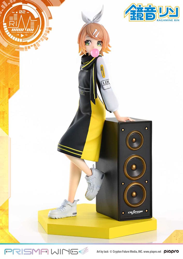 Vocaloid Piapro Characters Prisma Wing PVC Statue 1/7 Kagamine Rin (Art by lack) 21 cm - Prime 1 Studio Statues