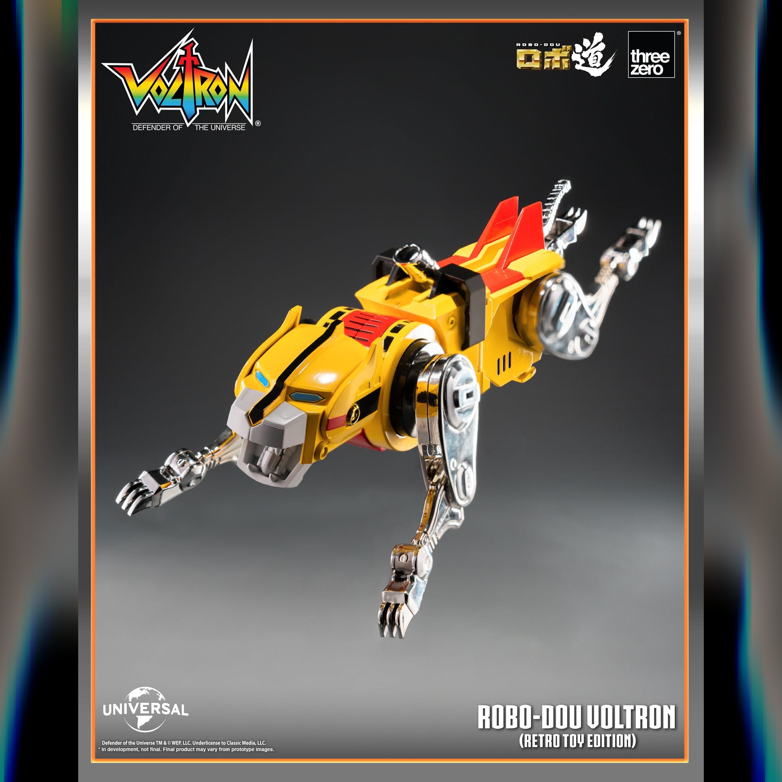 Voltron: Defender Of The Universe: ROBO-DOU Voltron (Retro Toy Edition): Action Figure ThreeZero