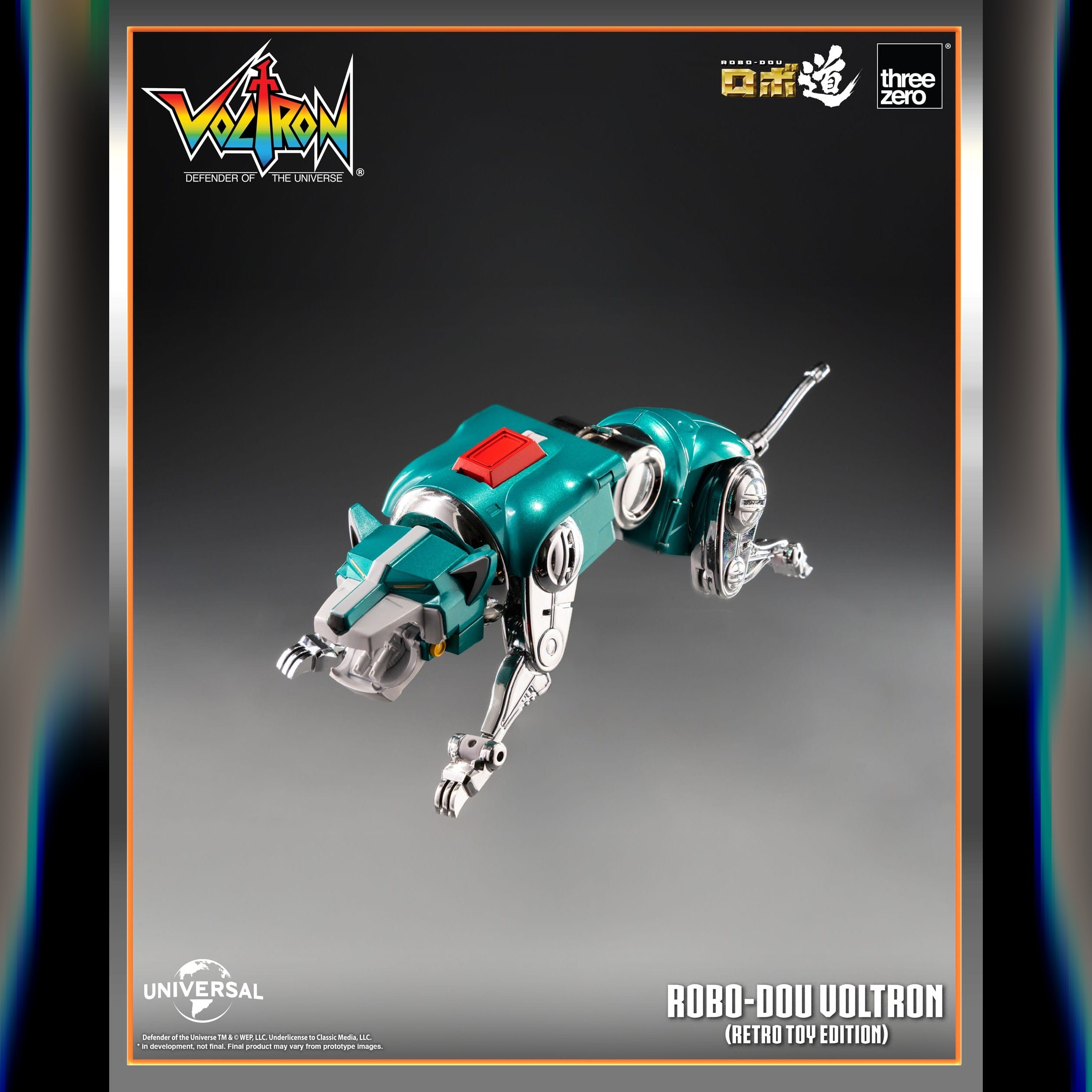 Voltron: Defender Of The Universe: ROBO-DOU Voltron (Retro Toy Edition): Action Figure ThreeZero
