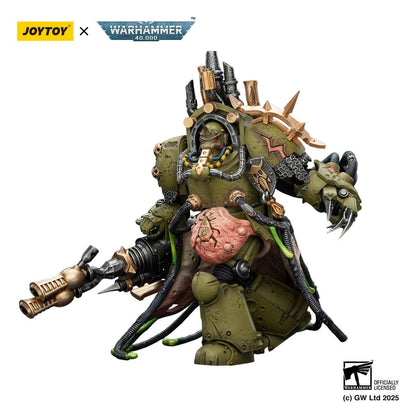 Warhammer 40,000 Action Figure Death Guard Lord of Virulence with Power Fist and Twin Plague Spewer 14 cm - Joy Toy (CN) Action Figures
