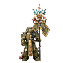 Warhammer 40,000 Action Figure Death Guard Plague Marine Icon bearer with Boltgun and Plague knife 12 cm - Joy Toy Action figures