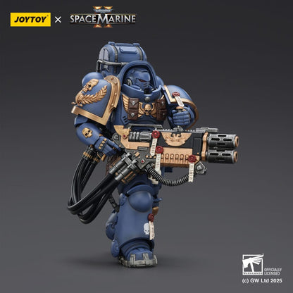 Warhammer 40,000: Space Marine 2 Action Figure Ultramarines Heavy Artificer Armor with Relic Multi-Melta - Joy Toy Action Figures
