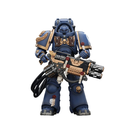 Warhammer 40,000: Space Marine 2 Action Figure Ultramarines Heavy Artificer Armor with Relic Multi-Melta - Joy Toy Action Figures