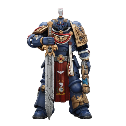 Warhammer 40,000: Space Marine 2 Action Figure Ultramarines Relic Primus Armour with Plasma Pistol and Combat Blade - Joy Toy Action Figures