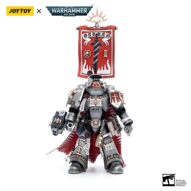 Warhammer 40K: Grey Knights: Castellan Crowe (Reissue): Action Figure: - Joy Toy Action Figures