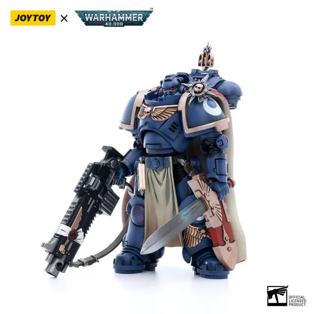 Warhammer 40K: Ultramarines: Primaris Captain Ptolias Corvor - Joy Toy Action Figures