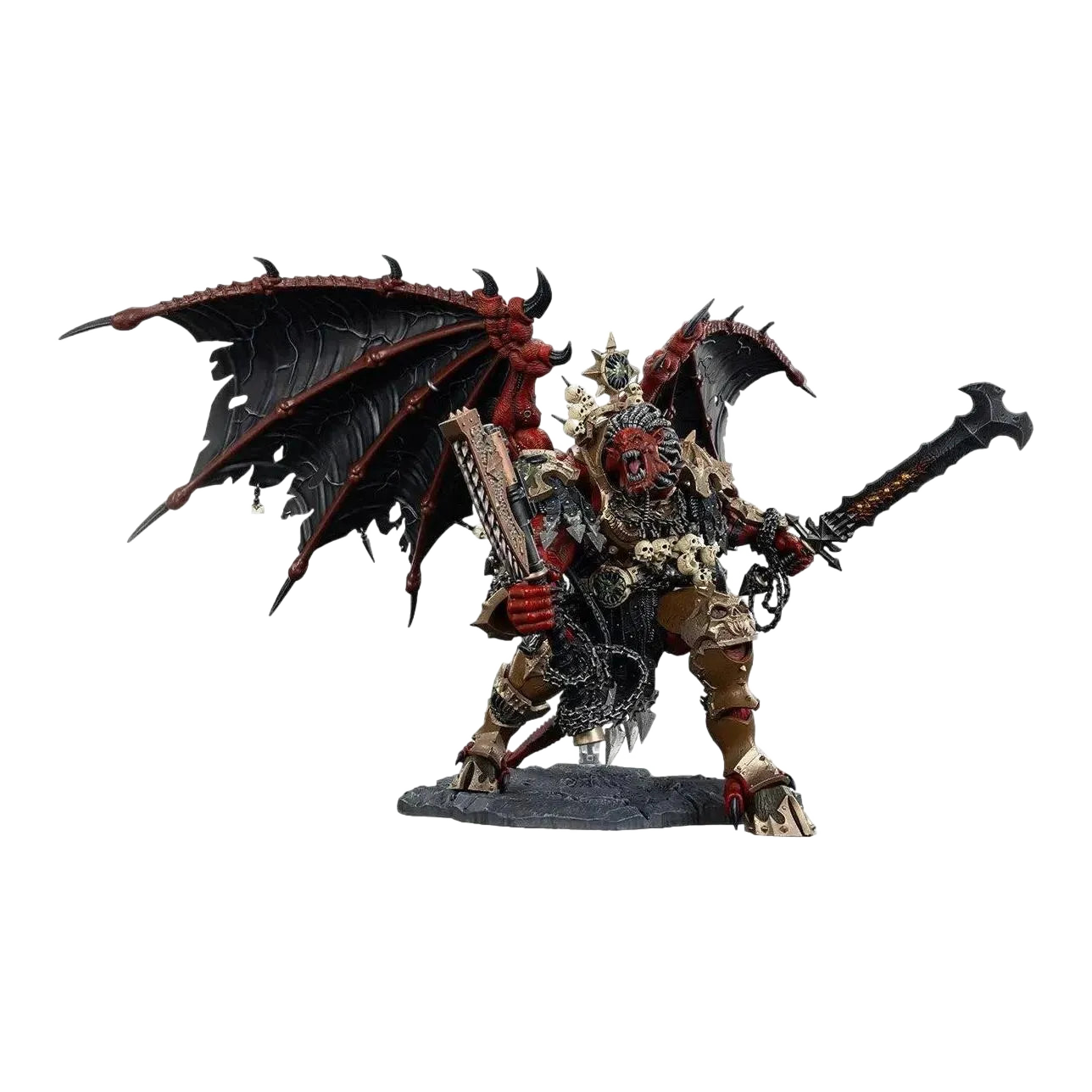 Warhammer 40K: World Eaters: Angron: Daemon Primarch of Khorne - Joy Toy Action Figures