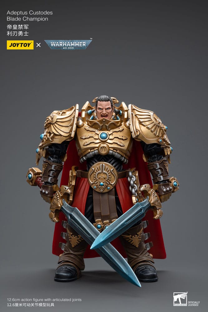 Warhammer 40k: Adeptus Custodes: Blade Champion: Action Figure - Joy Toy Action Figures