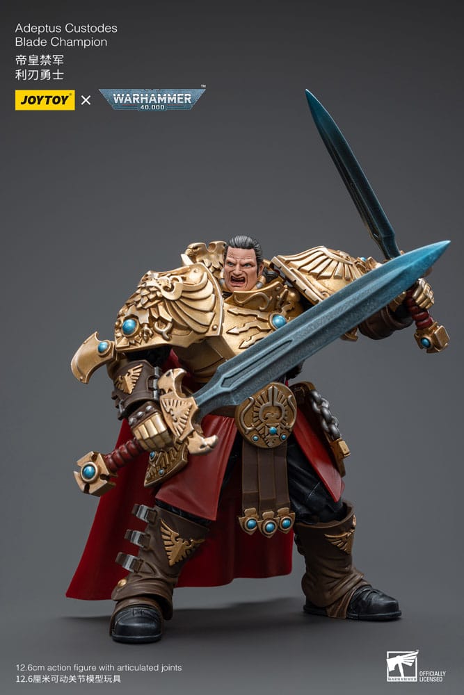 Warhammer 40k: Adeptus Custodes: Blade Champion: Action Figure - Joy Toy Action Figures