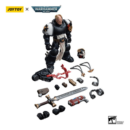 Warhammer 40k: Black Templars: Sword Brethren Brother Lombast: Action Figure - Joy Toy Action Figures
