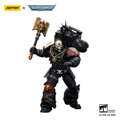 Warhammer 40k: Blood Angels: Lemartes with Jump Pack Blood Crozius and Absolver Bolt Pistol: Action Figure - Joy Toy Action Figure