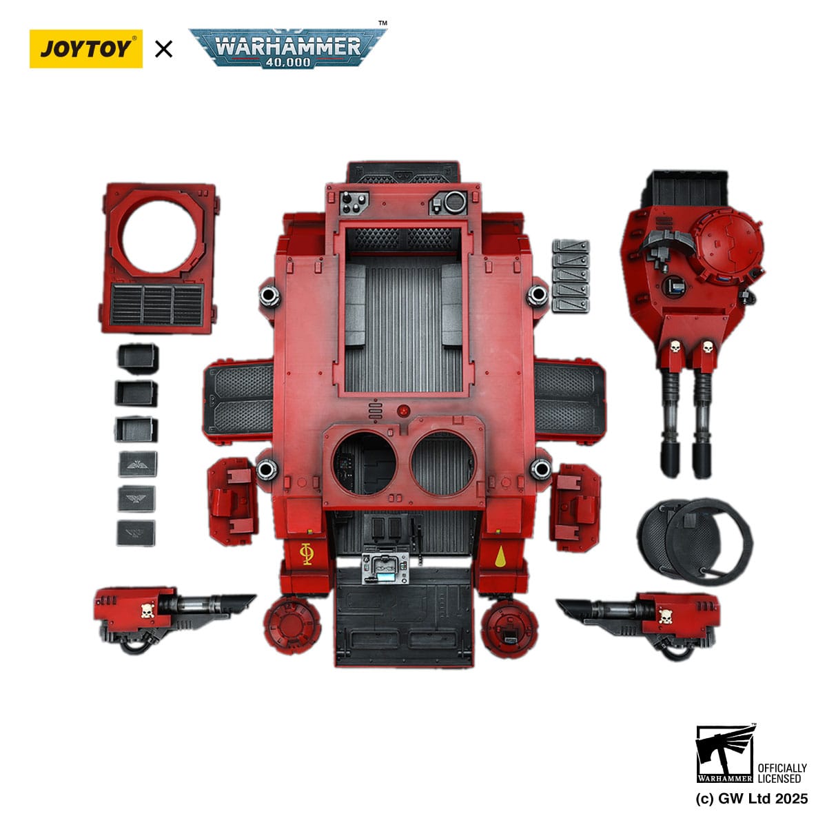 Warhammer 40k: Blood Angels: Predator Annihilator with Twin Lascannons: Action Figure - Joy Toy Action Figures