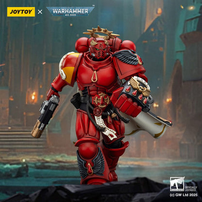 Warhammer 40k: Combat Patrol: Blood Angels: Captain with Inferno Pistol & Power Fist: Action Figure - Joy Toy Action Figure