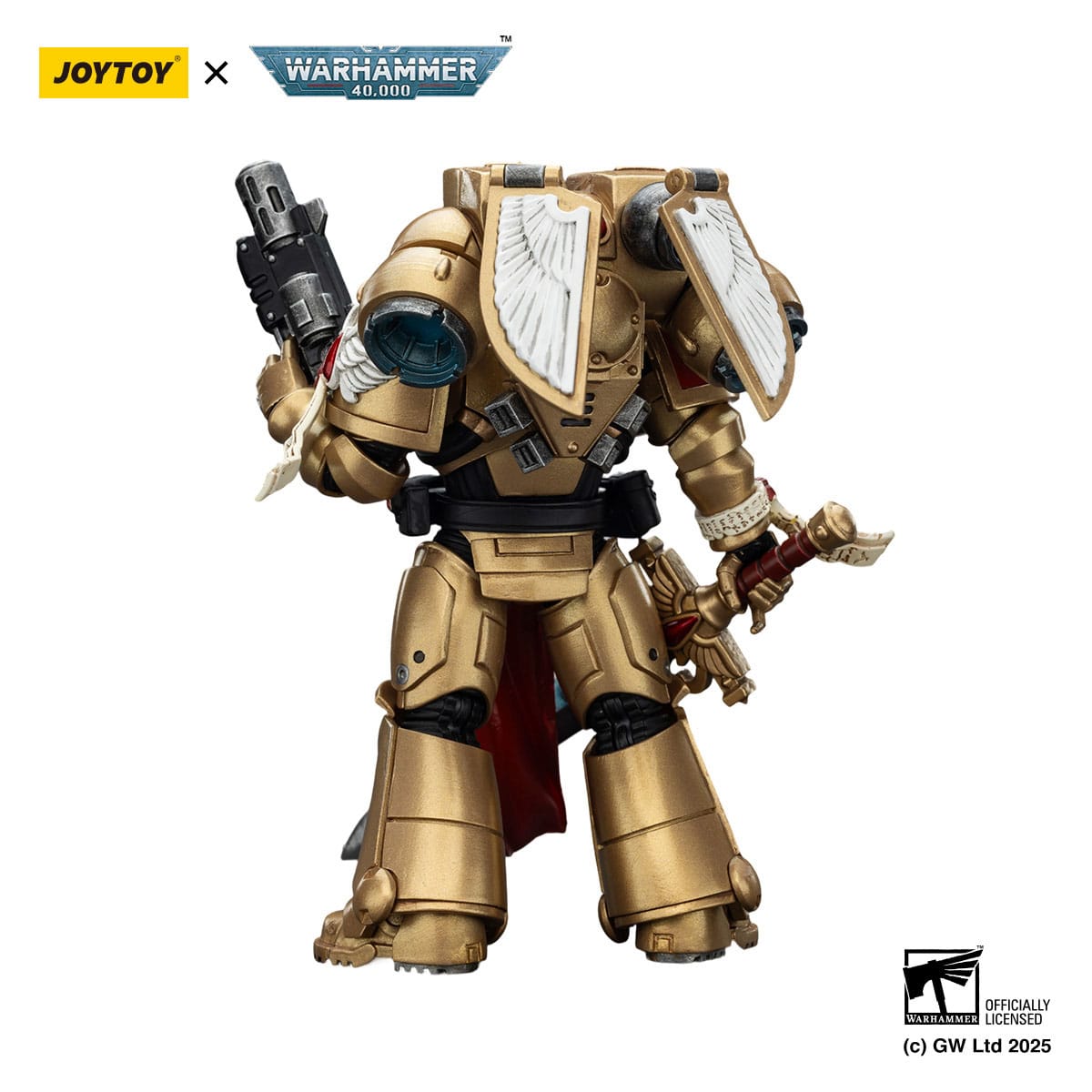 Warhammer 40k: Combat Patrol: Blood Angels: Sanguinary Guard 1 with Inferno Pistol and Encarmine Blade: Action Figure - Joy Toy Action Figure