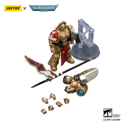 Warhammer 40k: Combat Patrol: Blood Angels: Sanguinary Guard 3 with Angelus Boltgun and Encarmine Spear: Action Figure - Joy Toy Action Figure