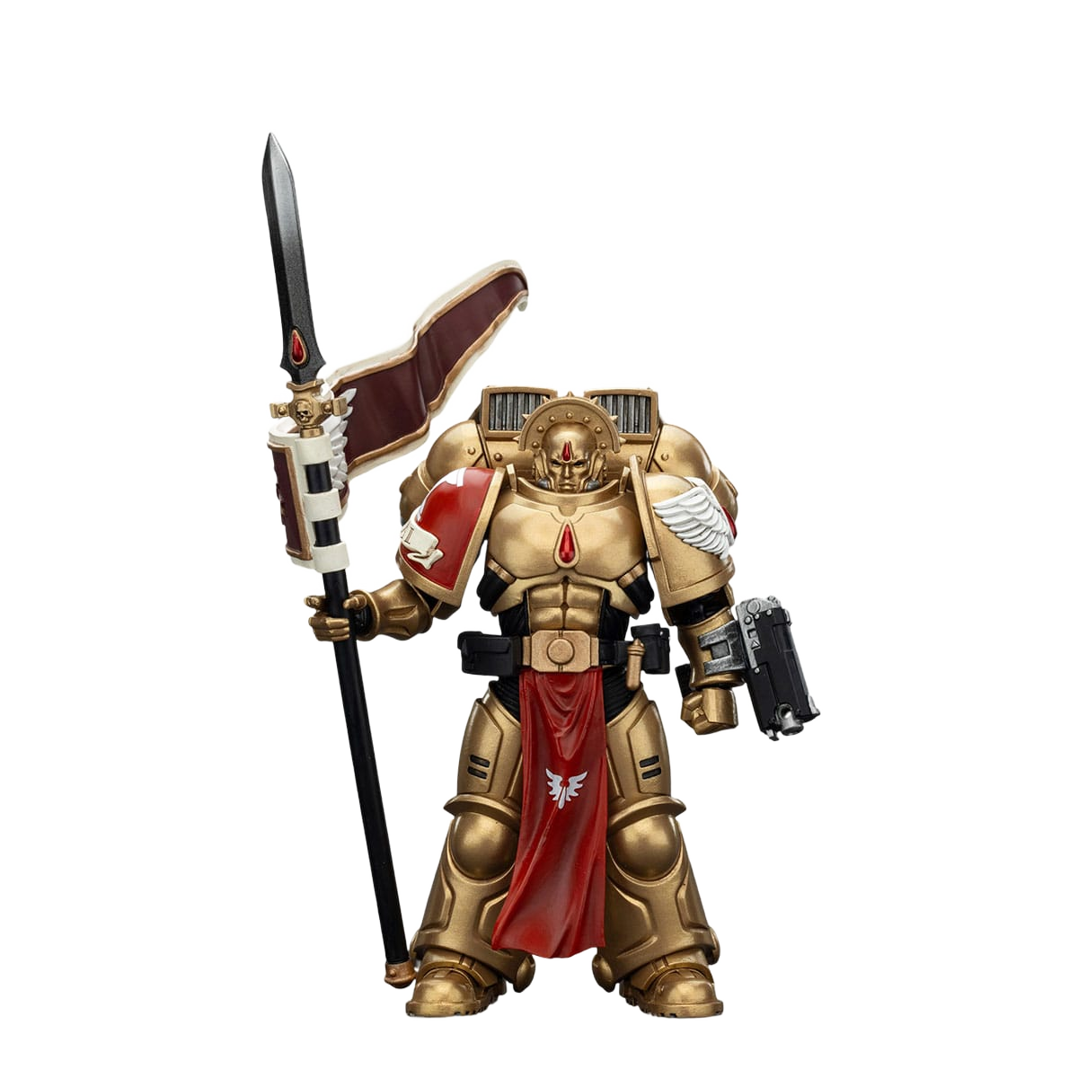 Warhammer 40k: Combat Patrol: Blood Angels: Sanguinary Guard 3 with Angelus Boltgun and Encarmine Spear: Action Figure - Joy Toy Action Figures