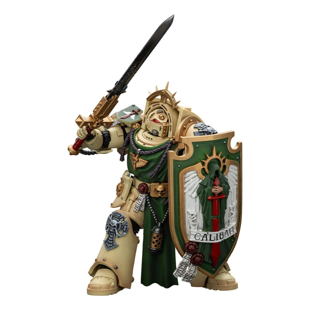 Warhammer 40k: Dark Angels: Deathwing Knight 1 with Power Sword, Storm Shield, and Teleport Homer: Action Figure - Joy Toy Action Figure