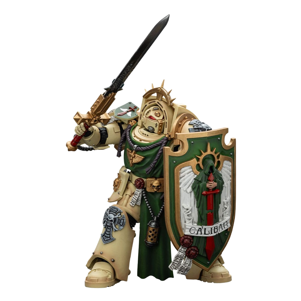 Warhammer 40k: Dark Angels: Deathwing Knight 1 with Power Sword, Storm Shield, and Teleport Homer: Action Figure - Joy Toy Action Figures