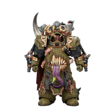 Warhammer 40k: Death Guard: Deathshroud Terminator Champion with Manreaper and Plaguespurter Gauntlets: Action Figure - Joy Toy Action Figures