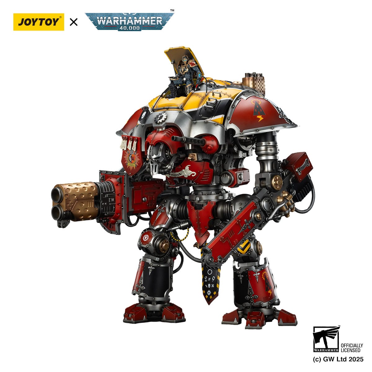 Warhammer 40k: Space Marine 2: Imperial Knights: House Raven: Knight Errant: Action Figure - Joy Toy Action Figures