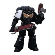 Warhammer 40k: Space Marines: Black Templars: Assault Intercessor: Outriders: Brother Valtus - Joy Toy Action Figures
