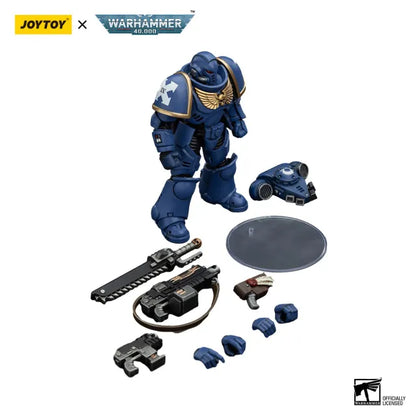 Warhammer 40k: Space Marines: Ultramarines: Assault Intercessor: Brother Catonus: Action Figure: Joy Toy - Joy Toy Action Figure