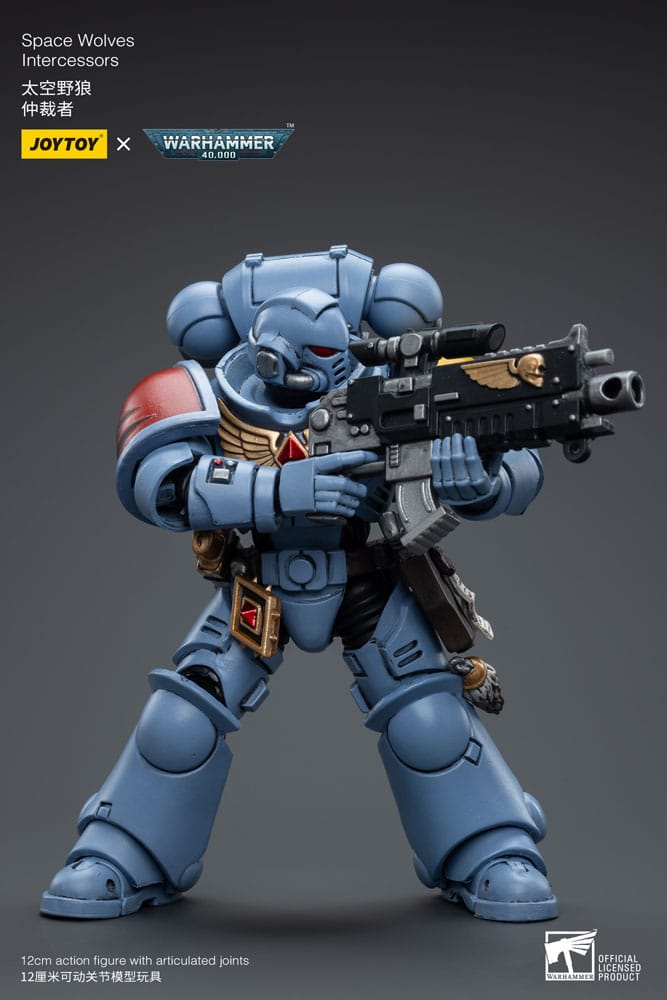 Warhammer 40k: Space Wolves: Intercessors: Action Figure - Joy Toy Action Figures