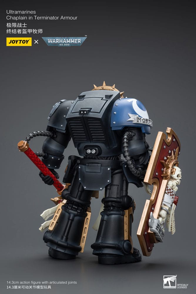 Warhammer 40k: Ultramarines: Chaplain in Terminator Armour: Action Figure - Joy Toy Action Figures