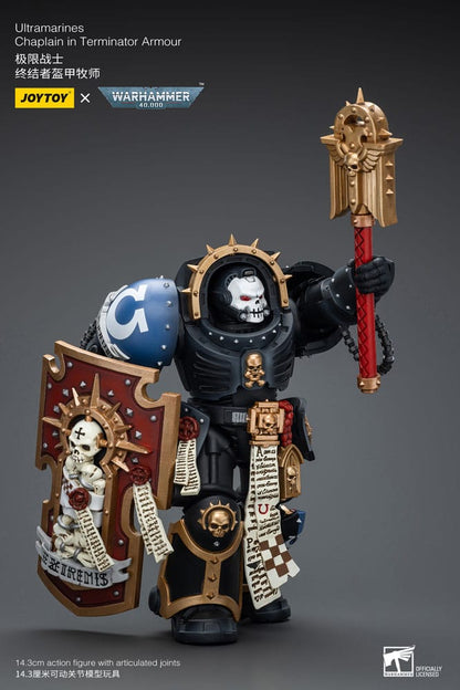 Warhammer 40k: Ultramarines: Chaplain in Terminator Armour: Action Figure - Joy Toy Action Figures