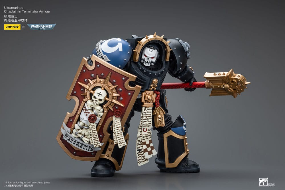 Warhammer 40k: Ultramarines: Chaplain in Terminator Armour: Action Figure - Joy Toy Action Figures