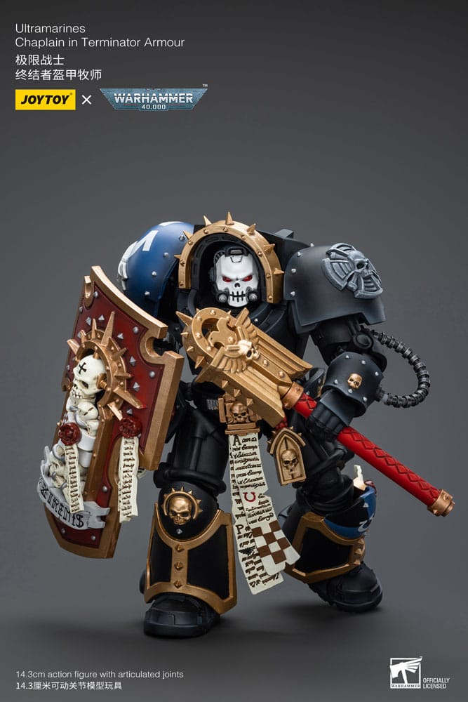 Warhammer 40k: Ultramarines: Chaplain in Terminator Armour: Action Figure - Joy Toy Action Figures