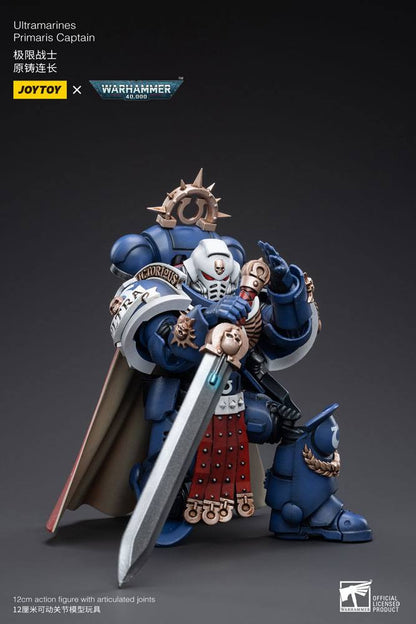Warhammer 40k: Ultramarines: Primaris Captain: Action Figure - Joy Toy Action Figures