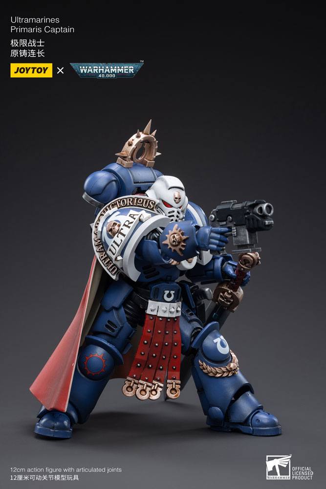 Warhammer 40k: Ultramarines: Primaris Captain: Action Figure - Joy Toy Action Figures