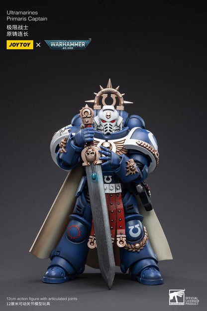 Warhammer 40k: Ultramarines: Primaris Captain: Action Figure - Joy Toy Action Figures
