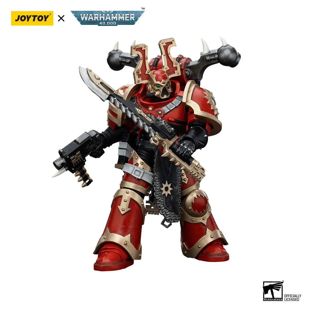 Warhammer 40k: World Eaters: Khorne Berzerker 1: Action Figure: Joy Toy Joy Toy
