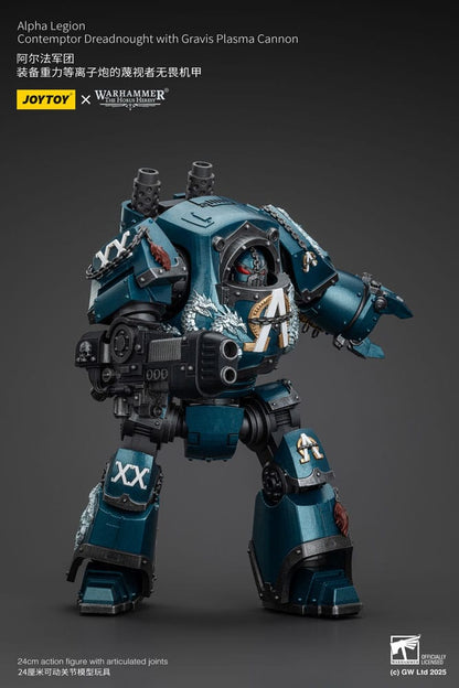Warhammer The Horus Heresy Action Figure Alpha Legion Contemptor Dreadnought with Gravis Plasma Cannon 25 cm - Joy Toy Action Figures