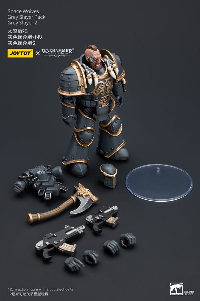 Warhammer The Horus Heresy Action Figure Space Wolves Grey Slayer Pack Grey Slayer 2 - Joy Toy Action Figures