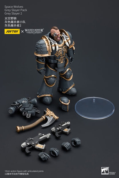 Warhammer The Horus Heresy Action Figure Space Wolves Grey Slayer Pack Grey Slayer 2 - Joy Toy Action Figures