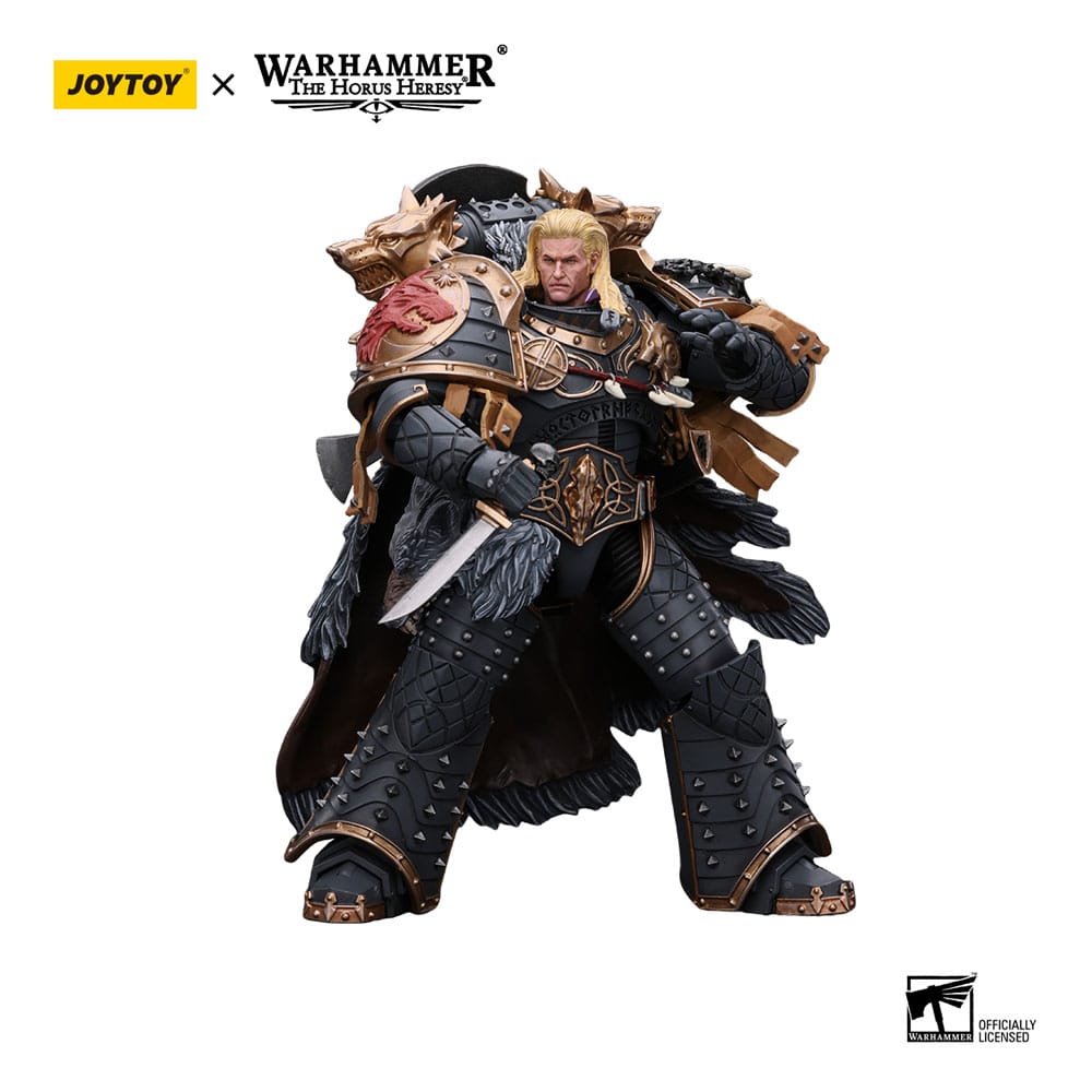 Warhammer The Horus Heresy Action Figure Space Wolves Leman Russ Primarch of the VIth Legion - Joy Toy Action Figures