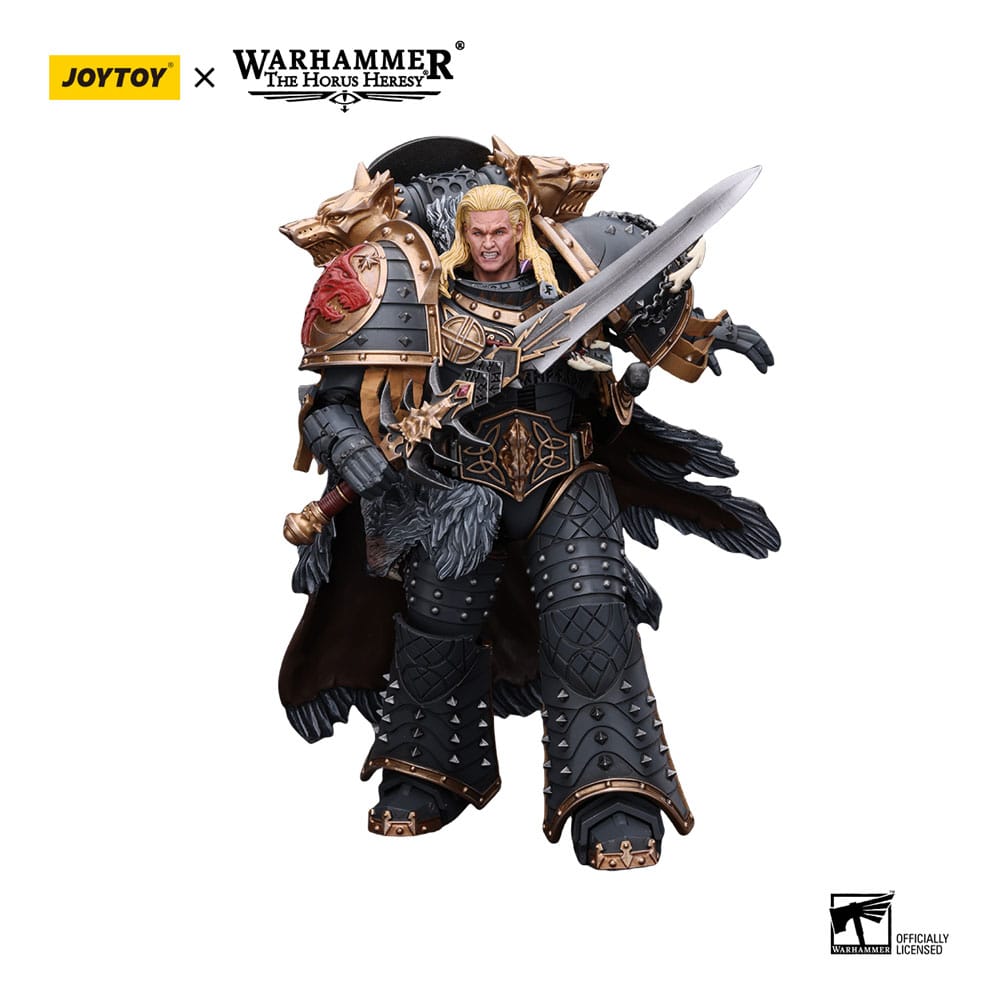 Warhammer The Horus Heresy Action Figure Space Wolves Leman Russ Primarch of the VIth Legion - Joy Toy Action Figures