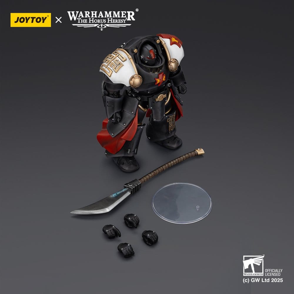 Warhammer The Horus Heresy Action Figure White Scars Ebon Keshig Terminator 2 with Power Glaive 13 cm - Joy Toy (CN) Action Figures