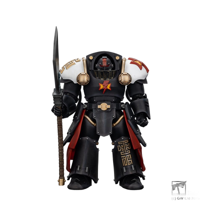 Warhammer The Horus Heresy Action Figure White Scars Ebon Keshig Terminator 2 with Power Glaive 13 cm - Joy Toy (CN) Action Figures