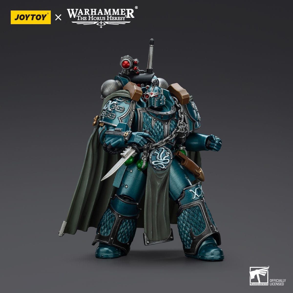 Warhammer: The Horus Heresy: Alpha Legion: Exodus: The One who is Many With Sniper Rifle And Power Daggere: Joy Toy by Joy Toy – Action Figure, [scale], UK stockist Planet Action Figures