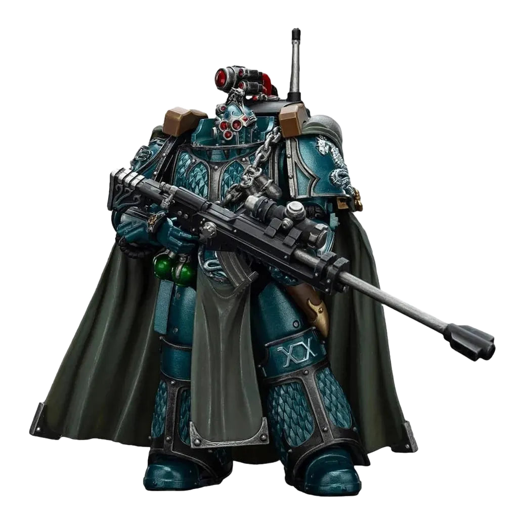 Warhammer: The Horus Heresy: Alpha Legion: Exodus: The One who is Many With Sniper Rifle And Power Daggere: Joy Toy - Joy Toy Action Figures