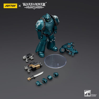 Warhammer: The Horus Heresy: Alpha Legion: Head hunter With Banestrike Combi-Bolter And Power Dagger - Joy Toy Action Figures